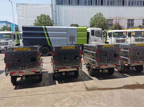 四臺電動三輪高壓清洗車發(fā)往天津 好品質，看得見